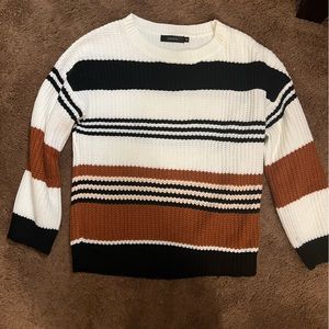 Striped Knit Sweater